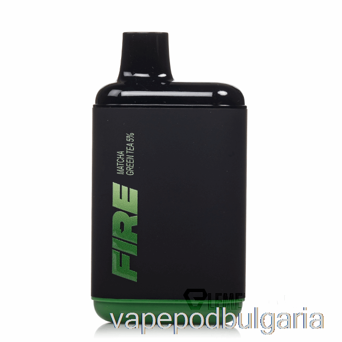 Vape Течности Fire Xl 6000 зелен чай матча за еднократна употреба